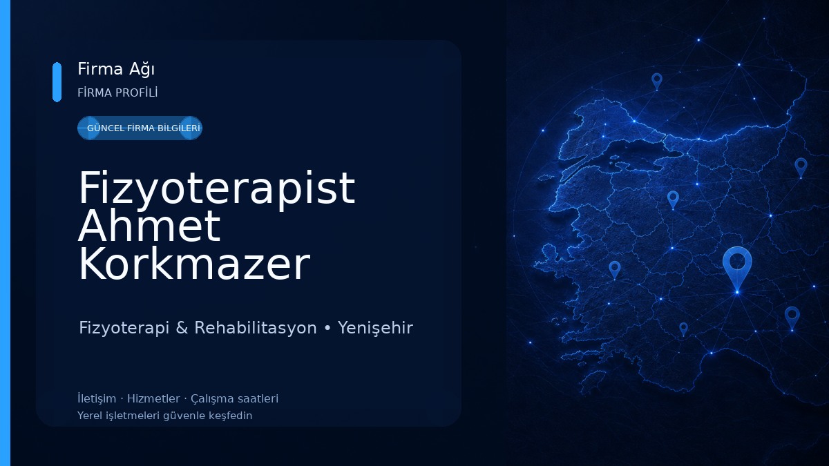 Fizyoterapist Ahmet Korkmazer