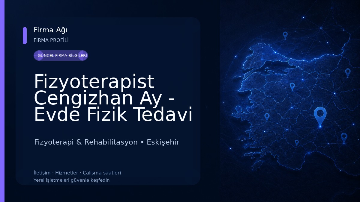 Fizyoterapist Cengizhan Ay - Evde Fizik Tedavi -