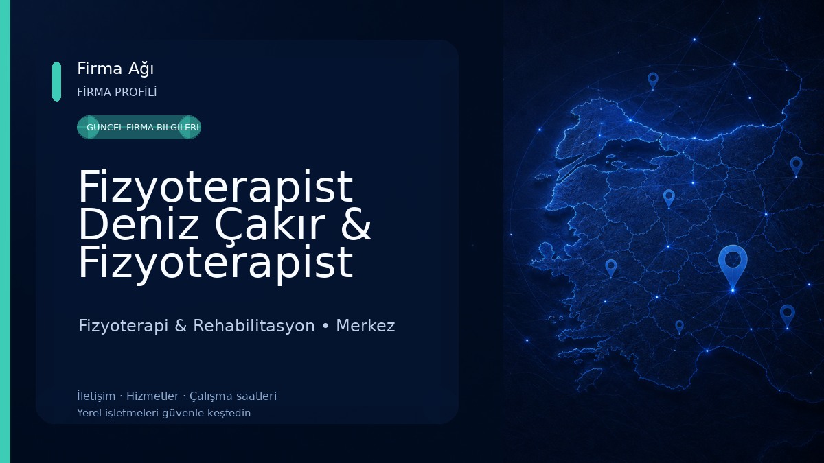 Fizyoterapist Deniz Çakır & Fizyoterapist Şeyma Biçer