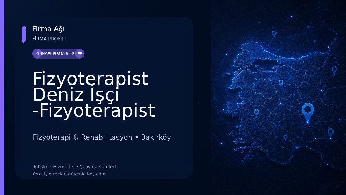 Fizyoterapist Deniz İşçi -Fizyoterapist Merve Keser -Primer Fizyoterapi Fizyoterapi & Rehabilitasyon