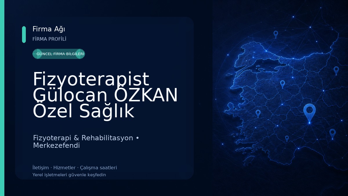 Fizyoterapist Gülocan ÖZKAN Özel Sağlık Meslek Hizmet Birimi | DENİZLİ