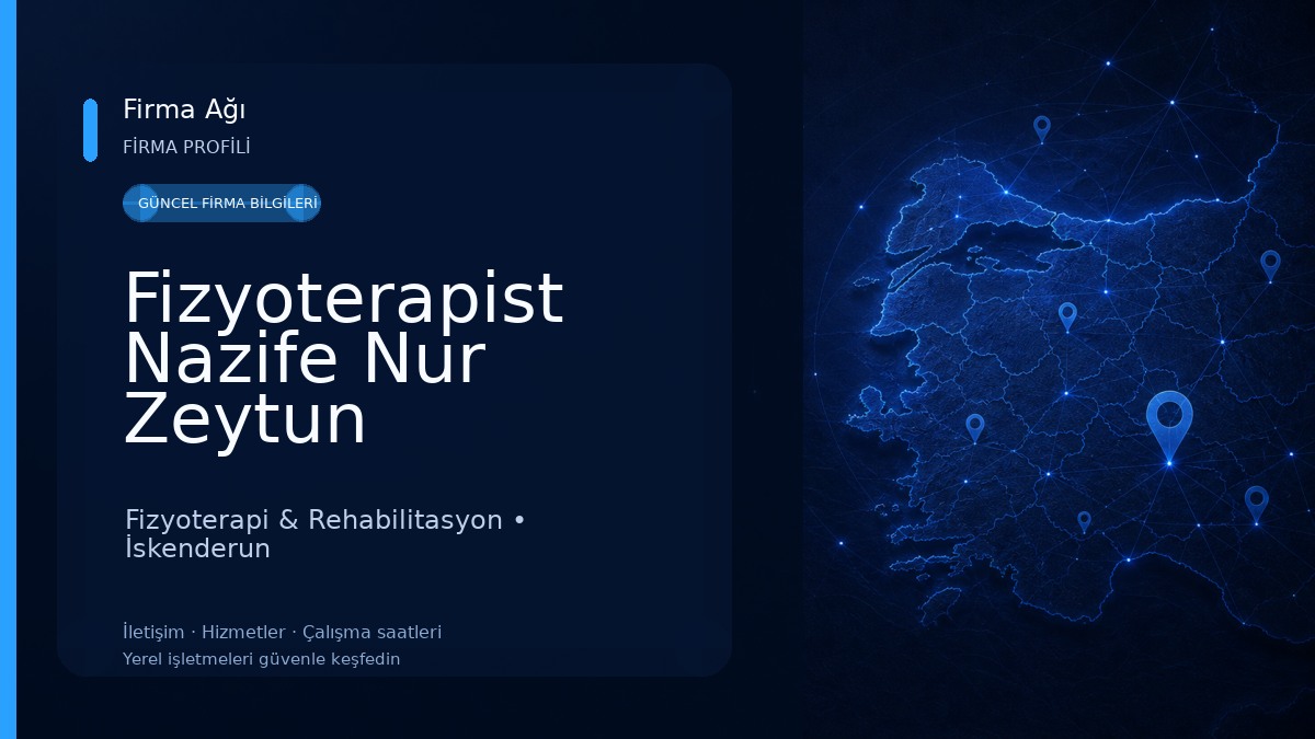 Fizyoterapist Nazife Nur Zeytun Danışmanlık