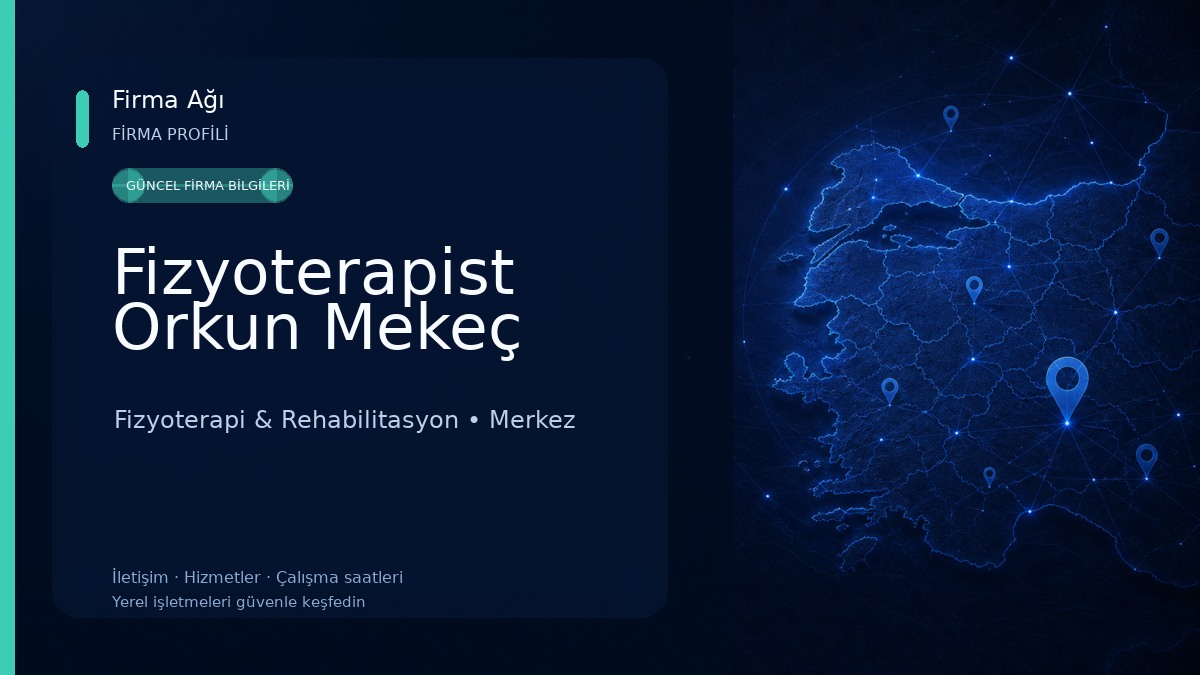 Fizyoterapist Orkun Mekeç