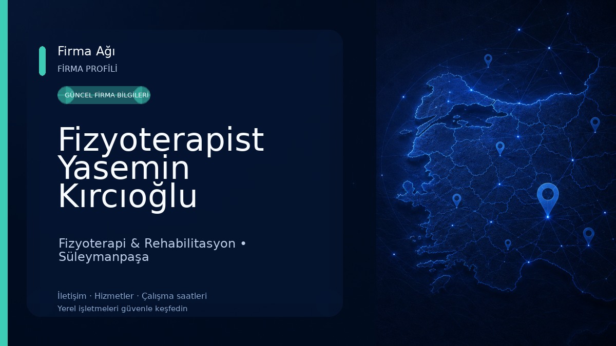 Fizyoterapist Yasemin Kırcıoğlu Fizyoterapi & Rehabilitasyon