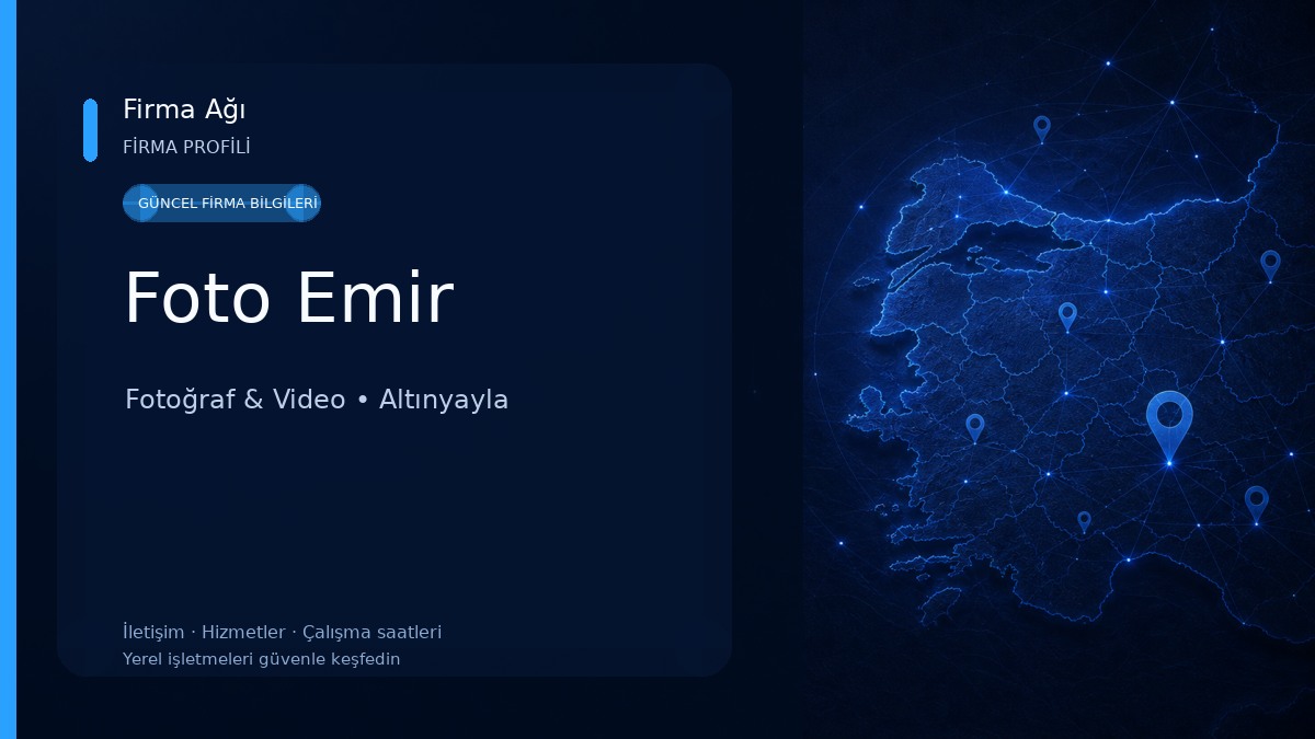 Foto Emir Fotoğraf & Video