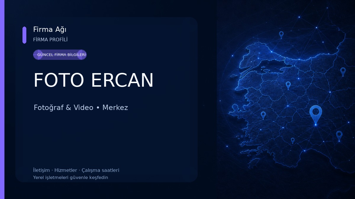 FOTO ERCAN Fotoğraf & Video