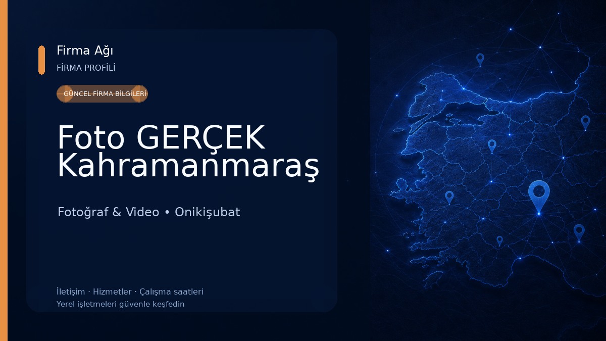 Foto GERÇEK Kahramanmaraş Fotoğraf & Video