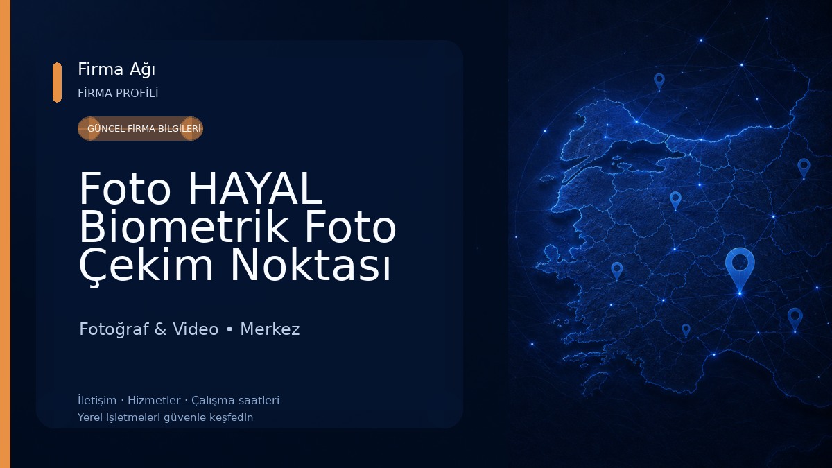 Foto HAYAL Biometrik Foto Çekim Noktası
