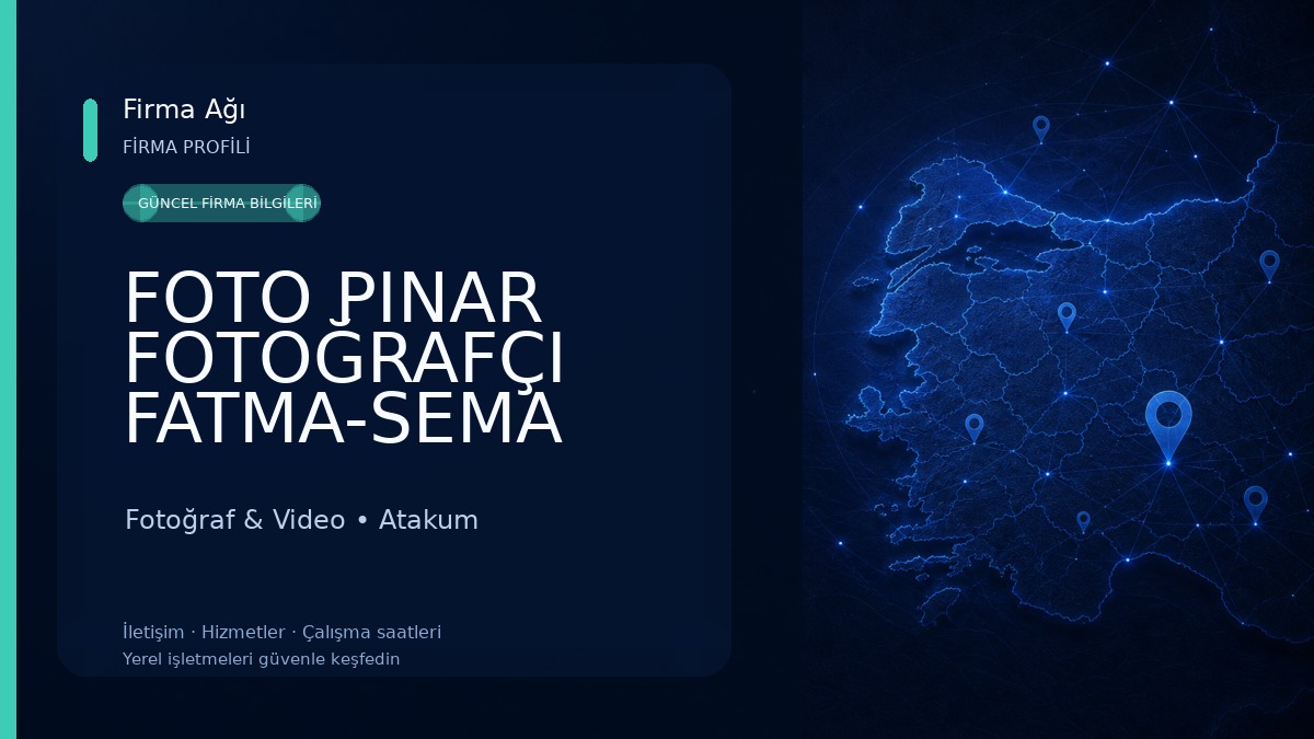FOTO PINAR FOTOĞRAFÇI FATMA-SEMA AKIN Fotoğraf & Video