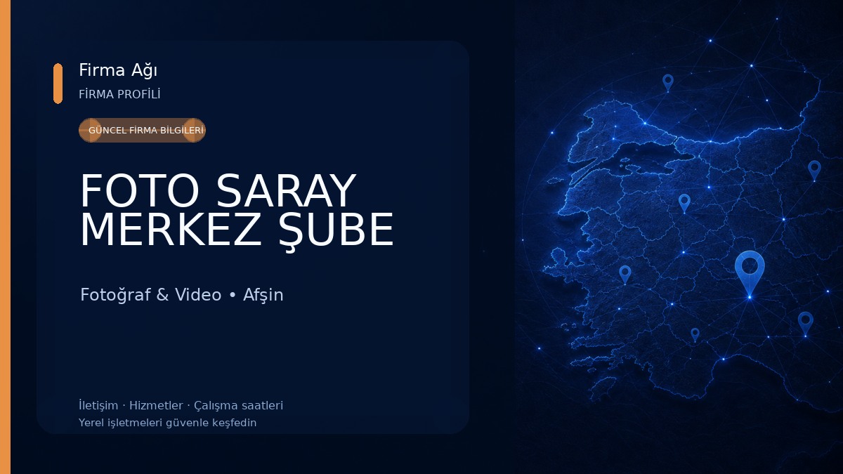 FOTO SARAY MERKEZ ŞUBE