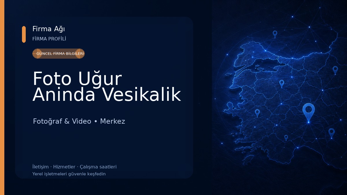 Foto Uğur Aninda Vesikalik Fotoğraf & Video