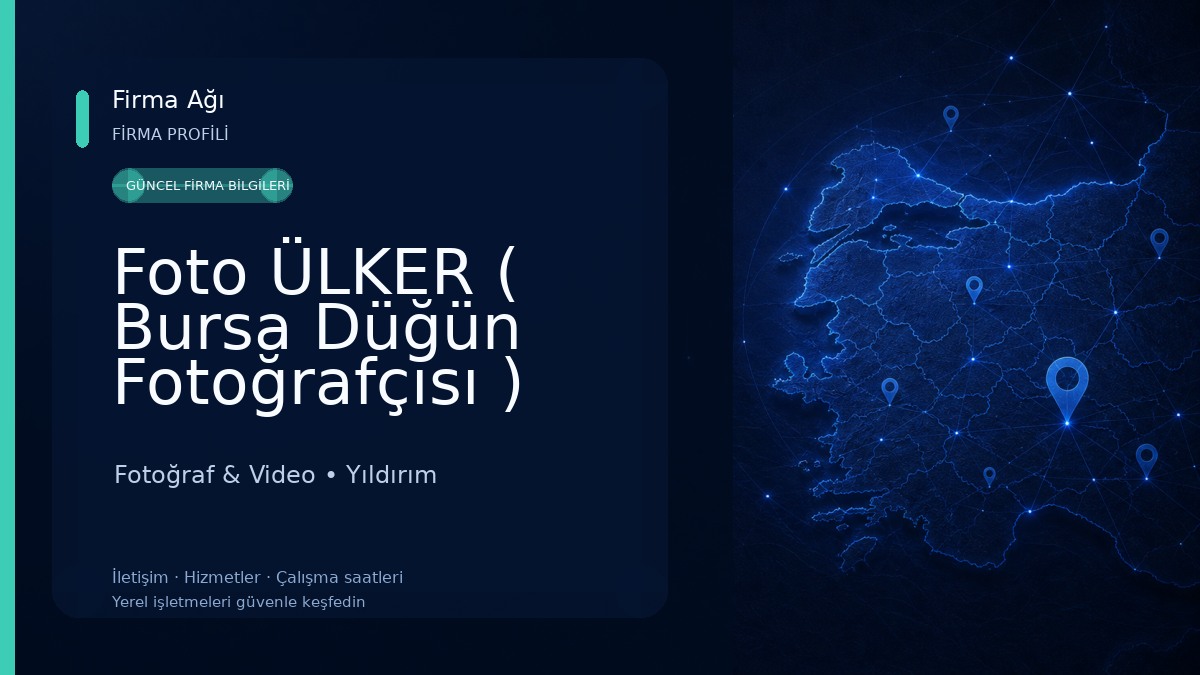Foto ÜLKER ( Bursa Düğün Fotoğrafçısı )