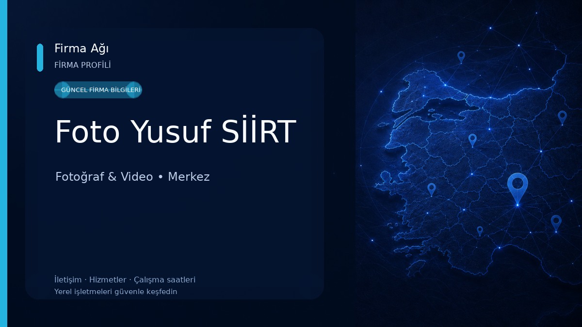 Foto Yusuf SİİRT Fotoğraf & Video