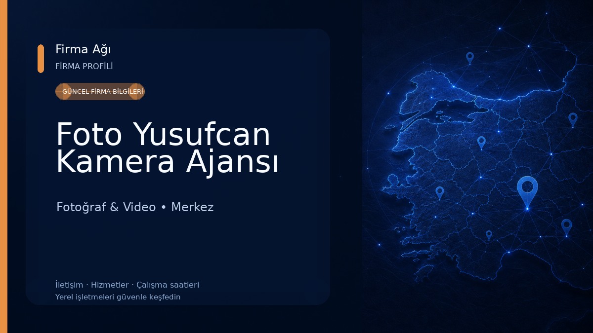Foto Yusufcan Kamera Ajansı Fotoğraf & Video