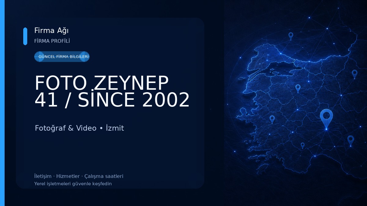 FOTO ZEYNEP 41 / SİNCE 2002 Fotoğraf & Video