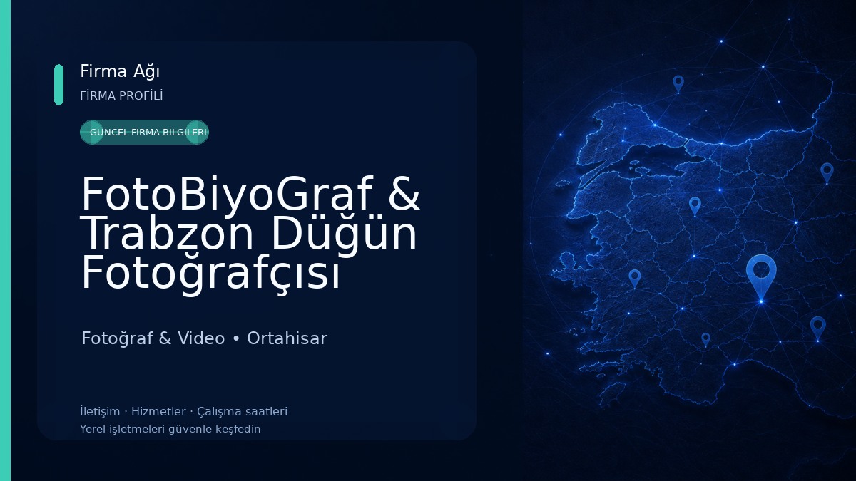 FotoBiyoGraf & Trabzon Düğün Fotoğrafçısı Fotoğraf & Video