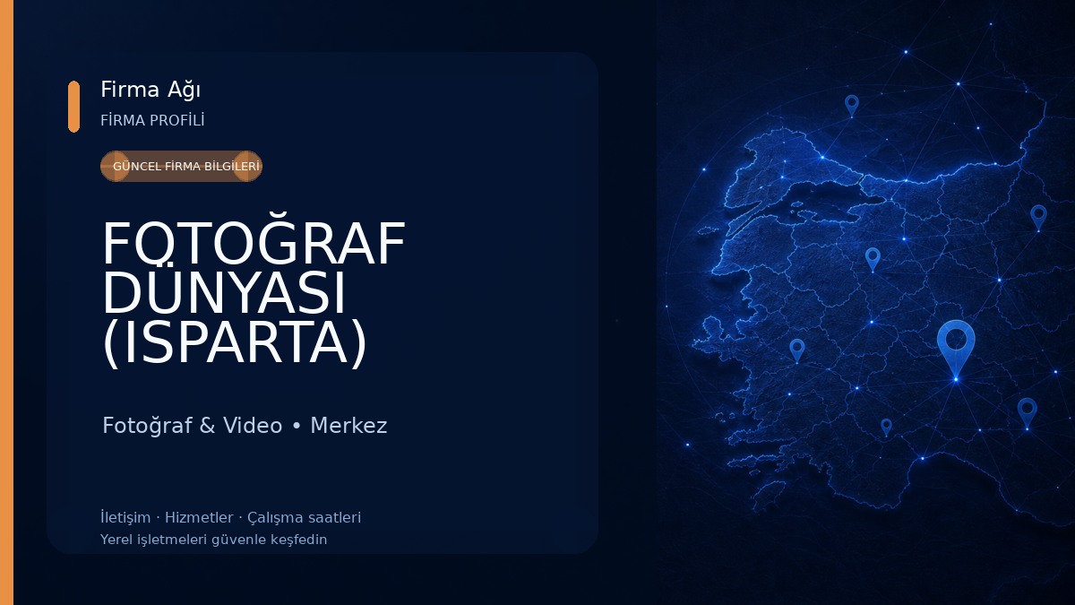 FOTOĞRAF DÜNYASI (ISPARTA) Fotoğraf & Video