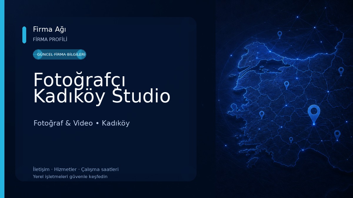 Fotoğrafçı Kadıköy Studio Fotoğraf & Video