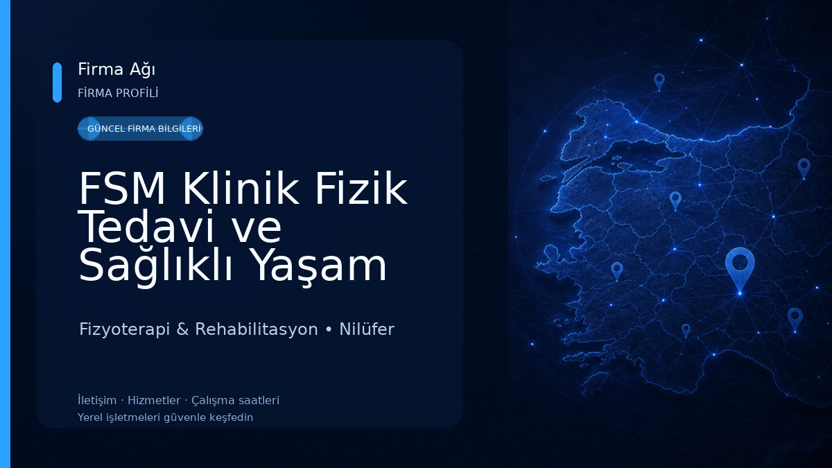 FSM Klinik Fizik Tedavi ve Sağlıklı Yaşam Merkezi Fizyoterapi & Rehabilitasyon