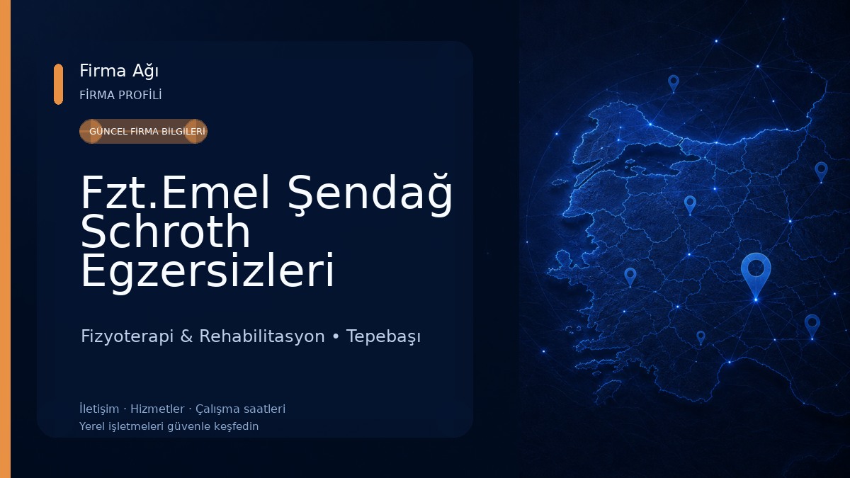 Fzt.Emel Şendağ Schroth Egzersizleri Fizyoterapi & Rehabilitasyon