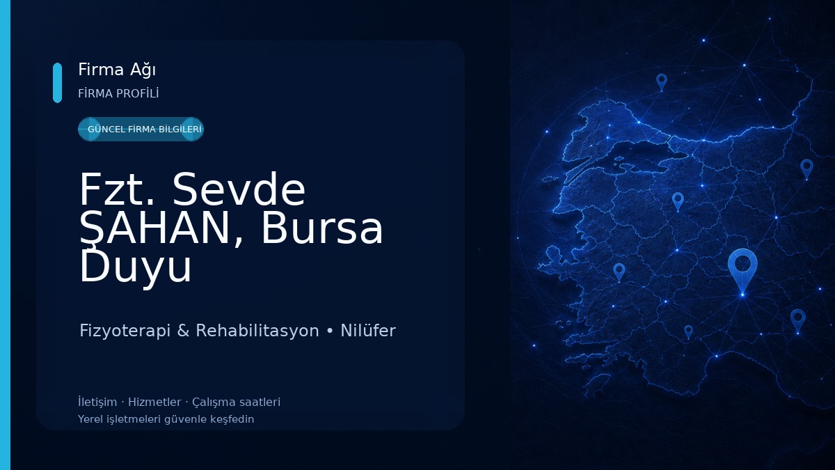 Fzt. Sevde ŞAHAN, Bursa Duyu Bütünleme, Çocuk Fizyoterapisti Fizyoterapi & Rehabilitasyon
