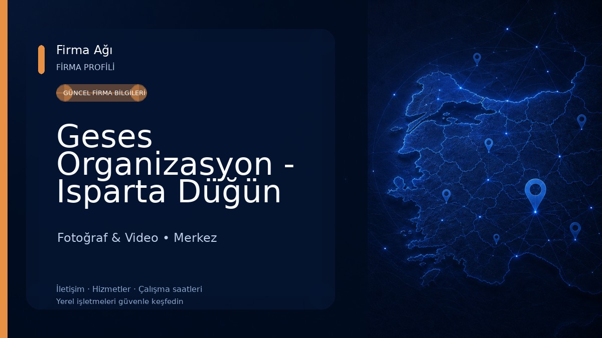 Geses Organizasyon - Isparta Düğün Yemeği Fotoğraf & Video