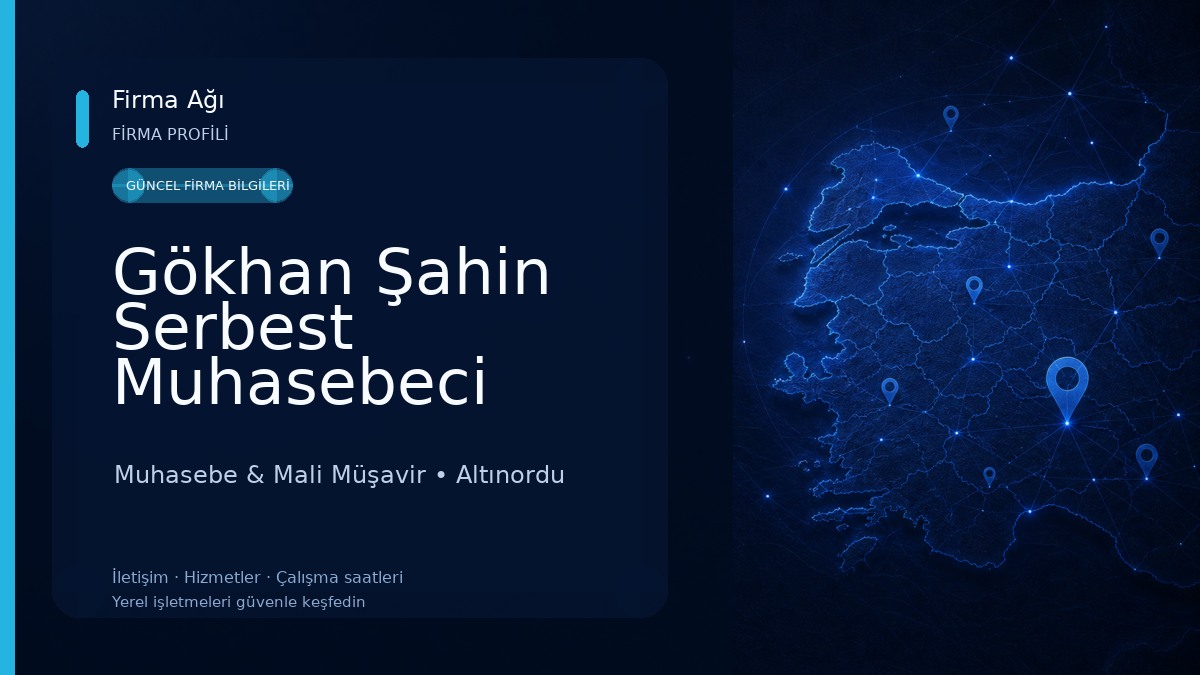 Gökhan Şahin Serbest Muhasebeci 