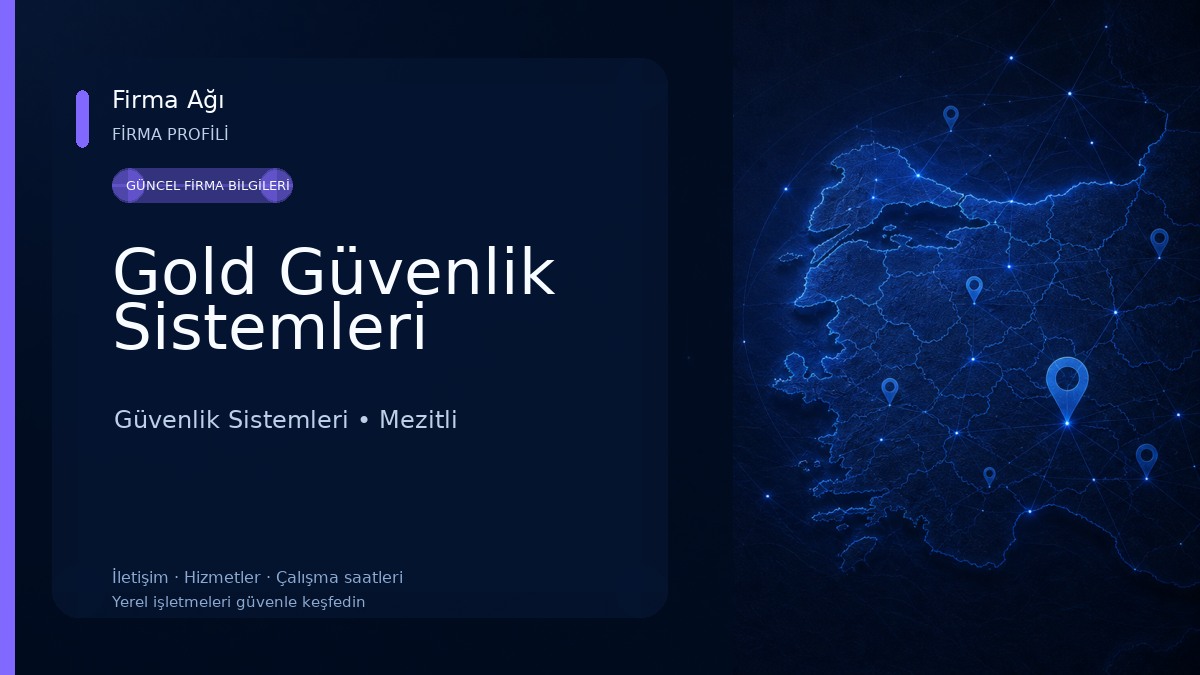 Gold Güvenlik Sistemleri Güvenlik Sistemleri