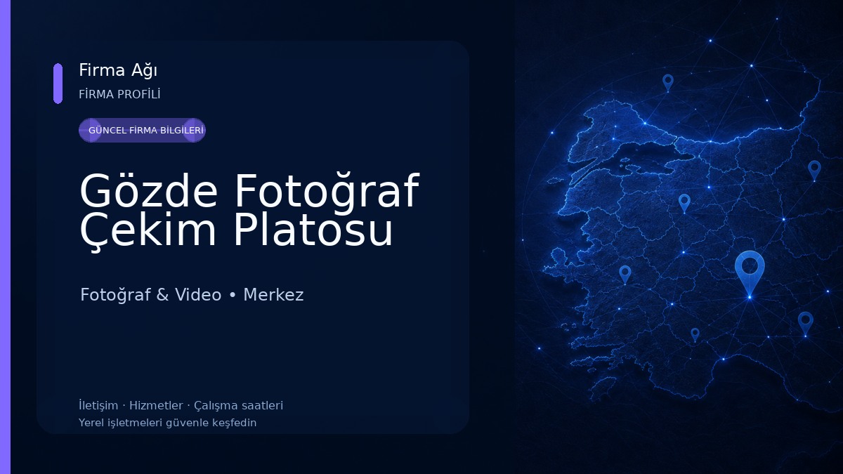 Gözde Fotoğraf Çekim Platosu Fotoğraf & Video