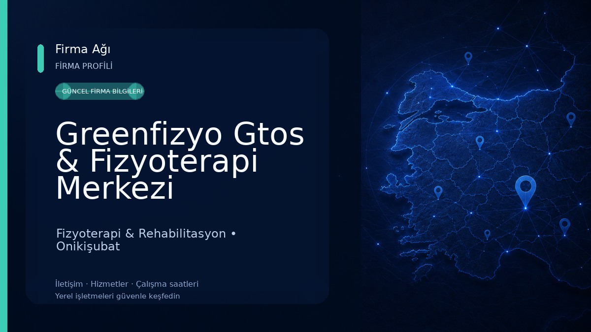 Greenfizyo Gtos & Fizyoterapi Merkezi Fizyoterapi & Rehabilitasyon