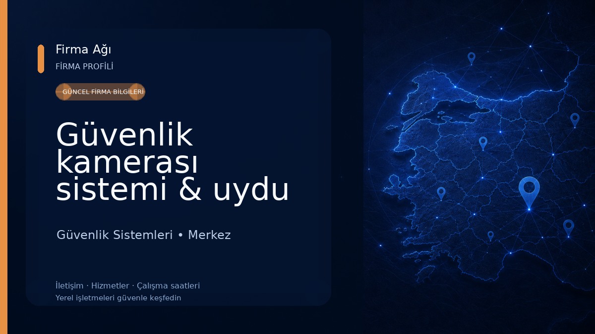 Güvenlik kamerası sistemi & uydu sistemleri Güvenlik Sistemleri