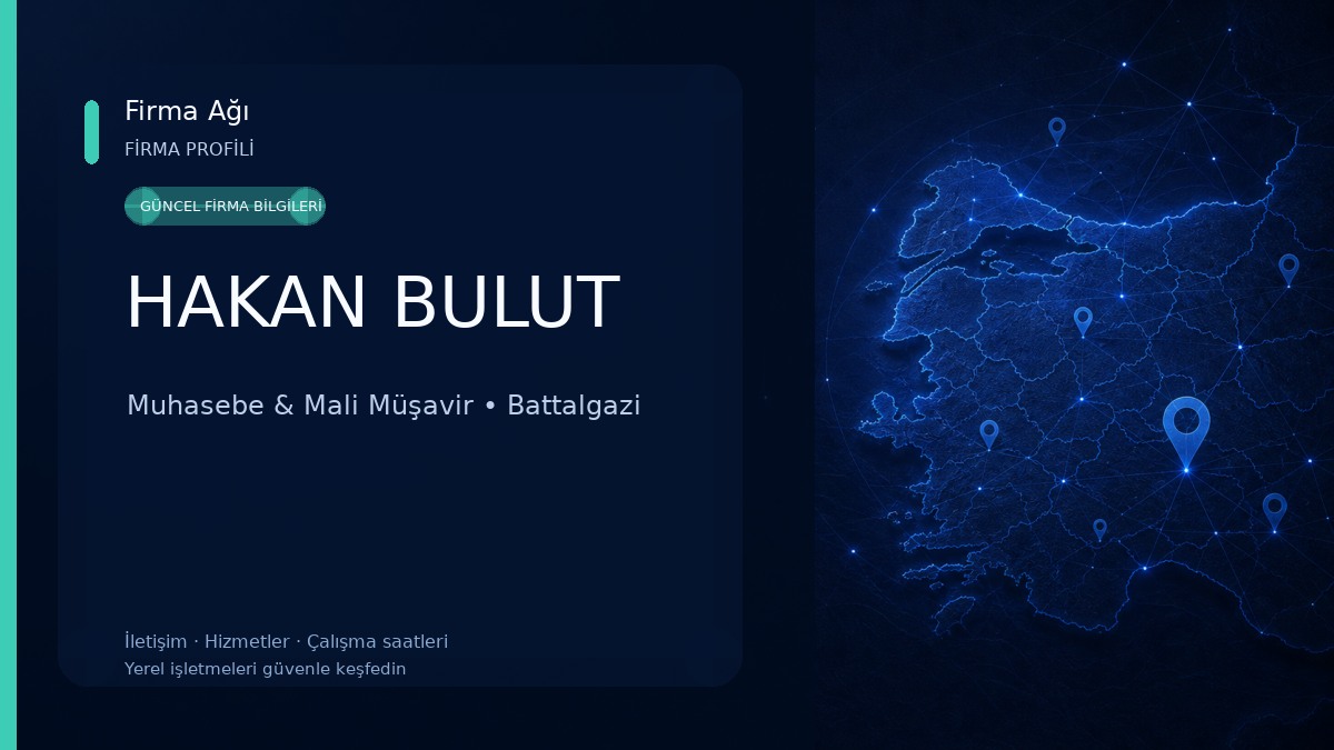 HAKAN BULUT Muhasebe & Mali Müşavir