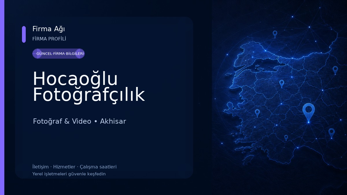 Hocaoğlu Fotoğrafçılık