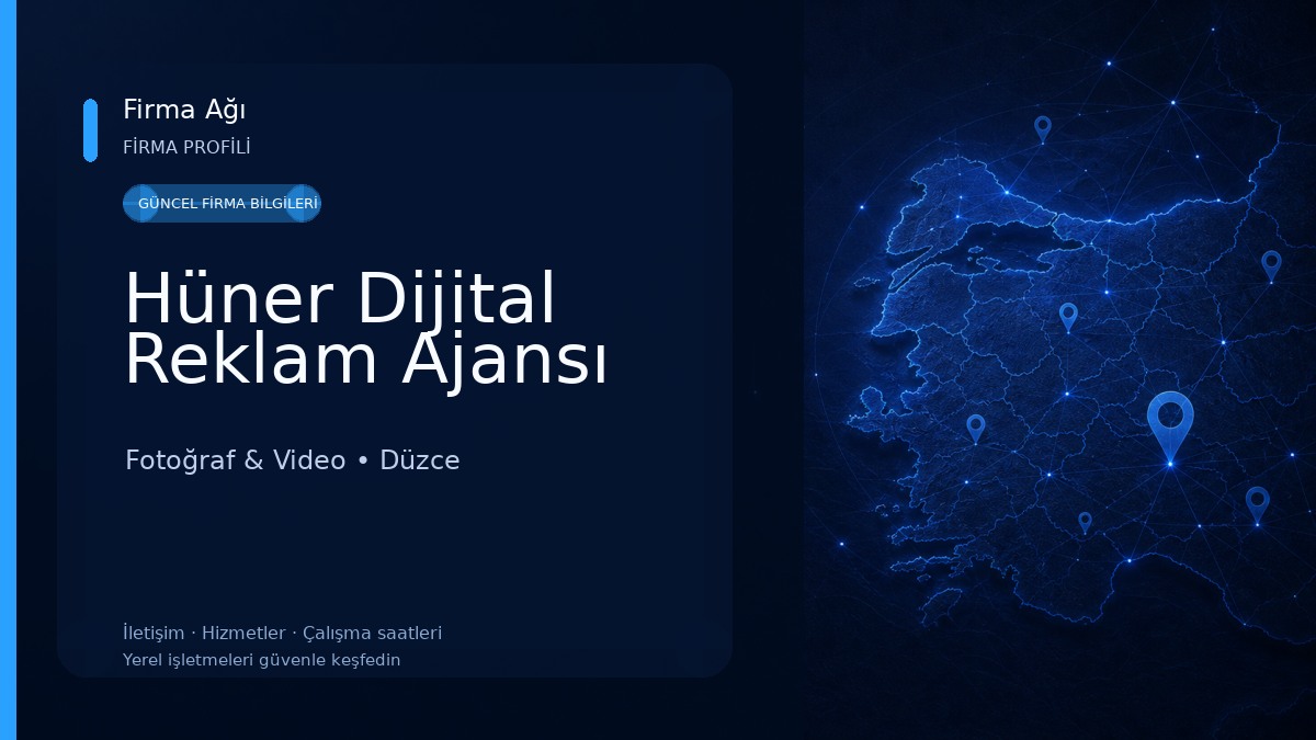Hüner Dijital Reklam Ajansı Fotoğraf & Video