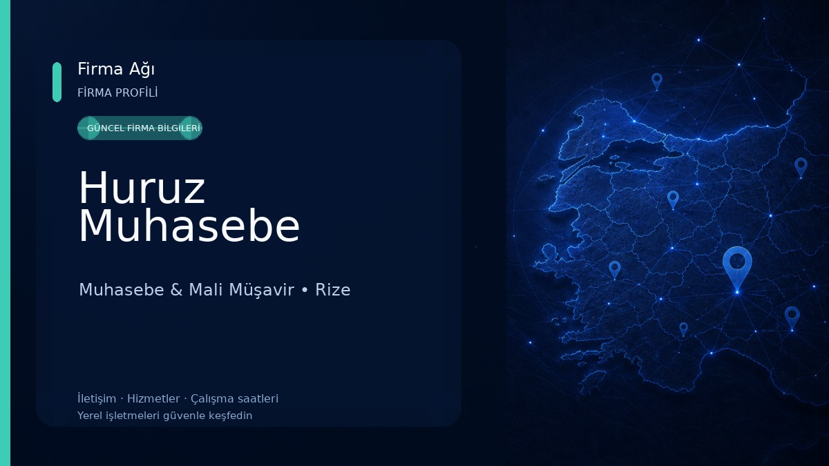 Huruz Muhasebe Muhasebe & Mali Müşavir