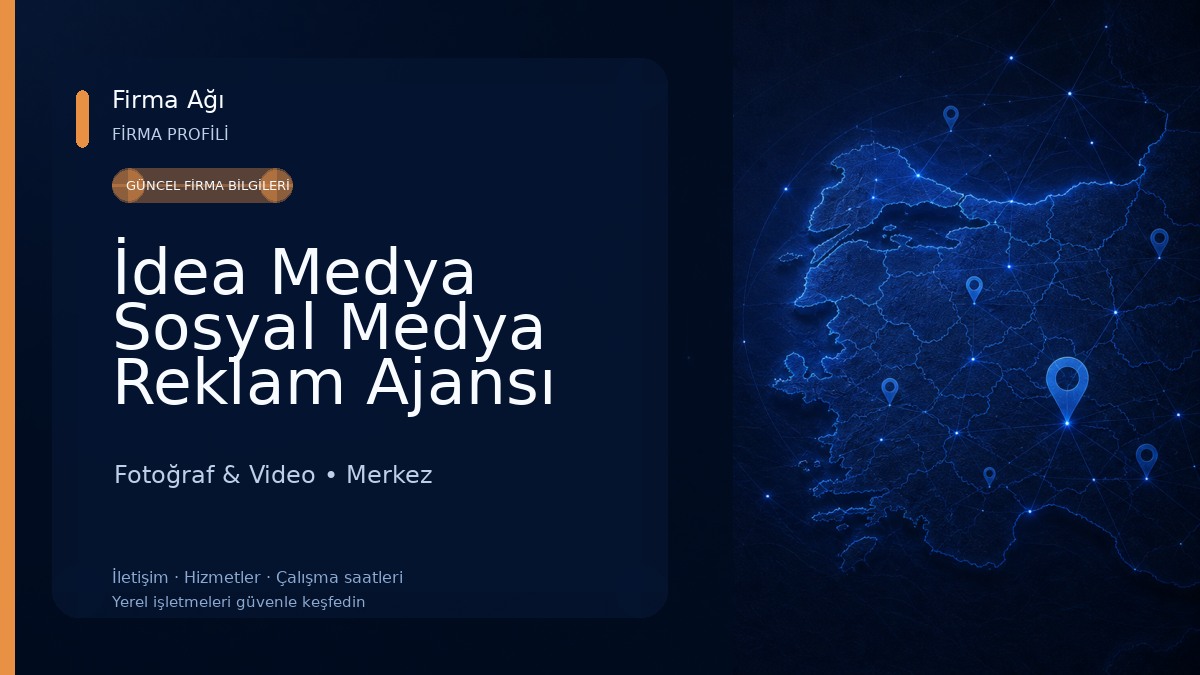 İdea Medya Sosyal Medya Reklam Ajansı Fotoğraf & Video