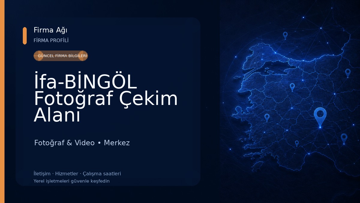 İfa-BİNGÖL Fotoğraf Çekim Alanı Fotoğraf & Video