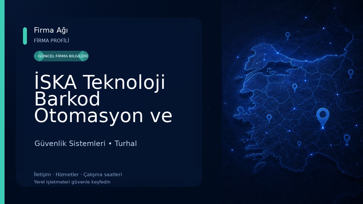 İSKA Teknoloji Barkod Otomasyon ve Güvenlik Kamera Sistemleri Güvenlik Sistemleri
