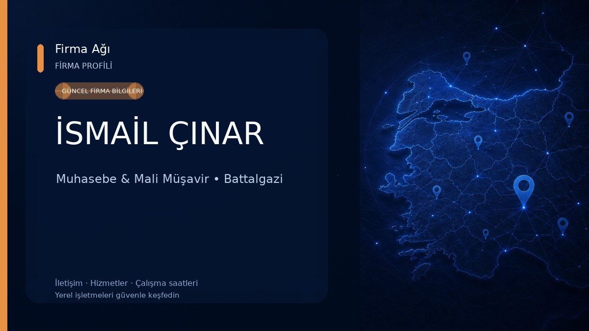 İSMAİL ÇINAR Muhasebe & Mali Müşavir