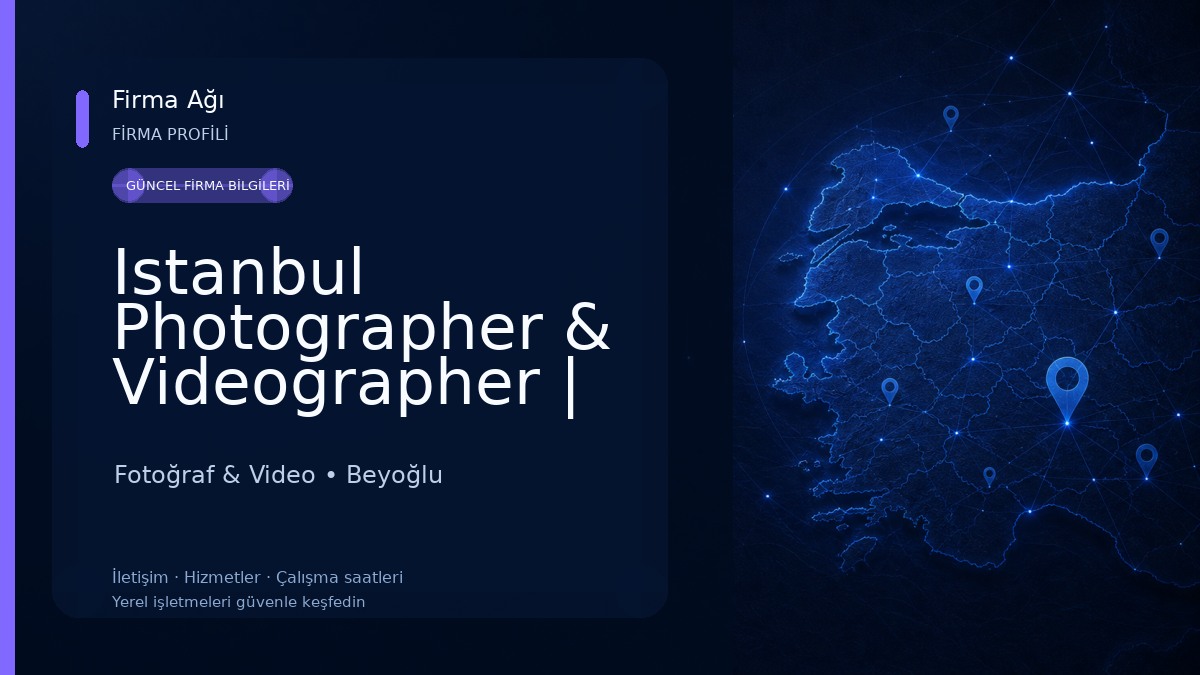 Istanbul Photographer & Videographer | Shoot My Journey Fotoğraf & Video