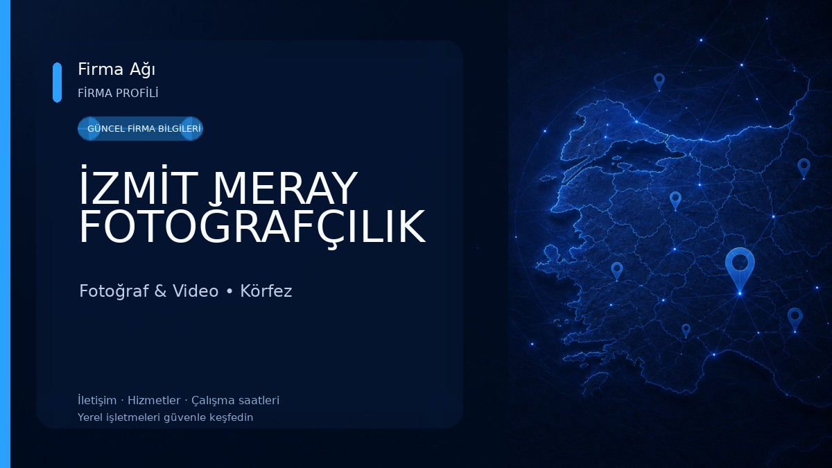 İZMİT MERAY FOTOĞRAFÇILIK Fotoğraf & Video