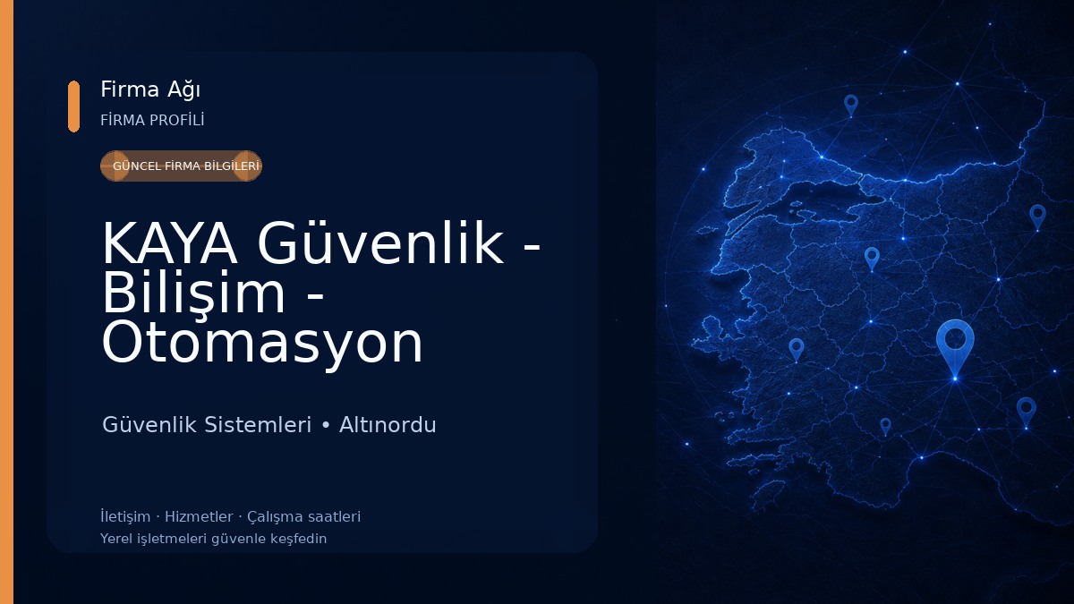 KAYA Güvenlik - Bilişim - Otomasyon Sistemleri Güvenlik Sistemleri