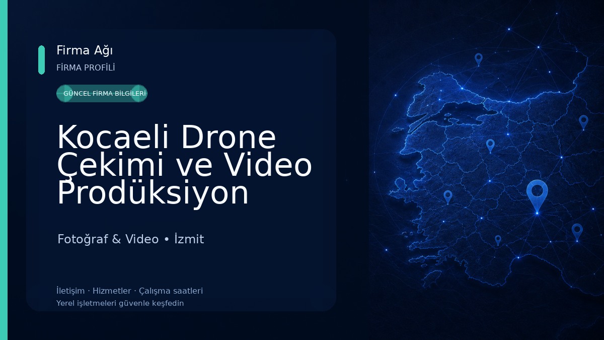 Kocaeli Drone Çekimi ve Video Prodüksiyon @dogan360vr Media Fotoğraf & Video