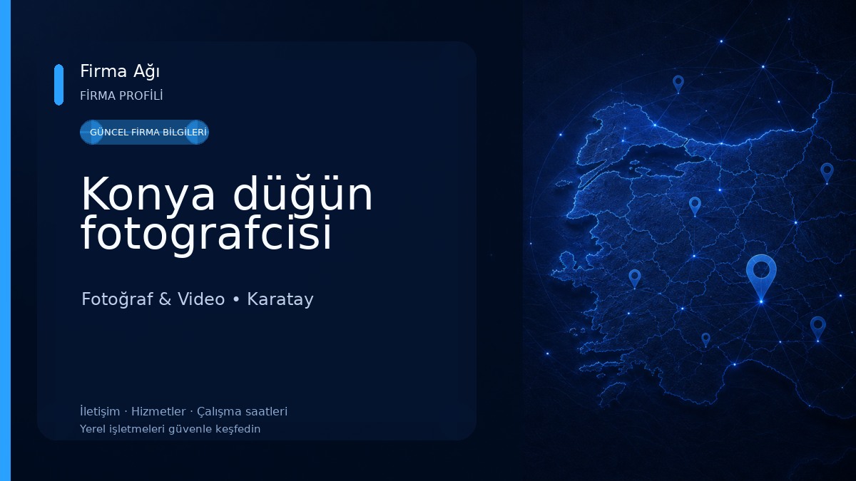 Konya düğün fotografcisi Fotoğraf & Video