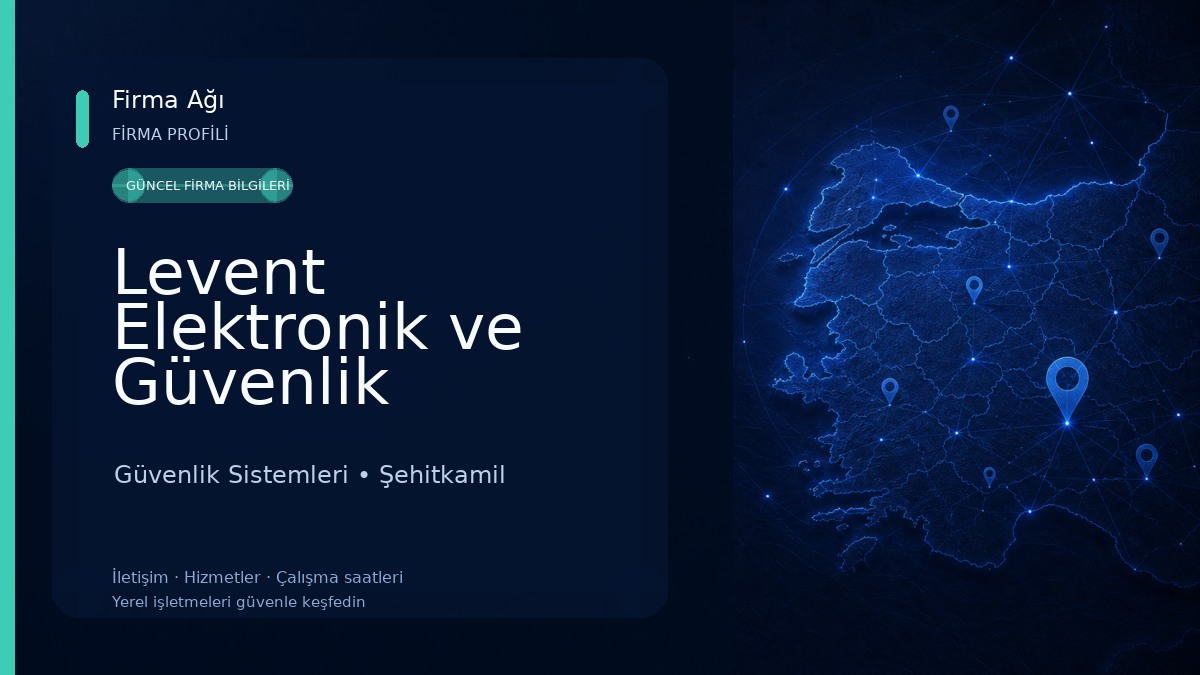 Levent Elektronik ve Güvenlik Sistemleri Güvenlik Sistemleri