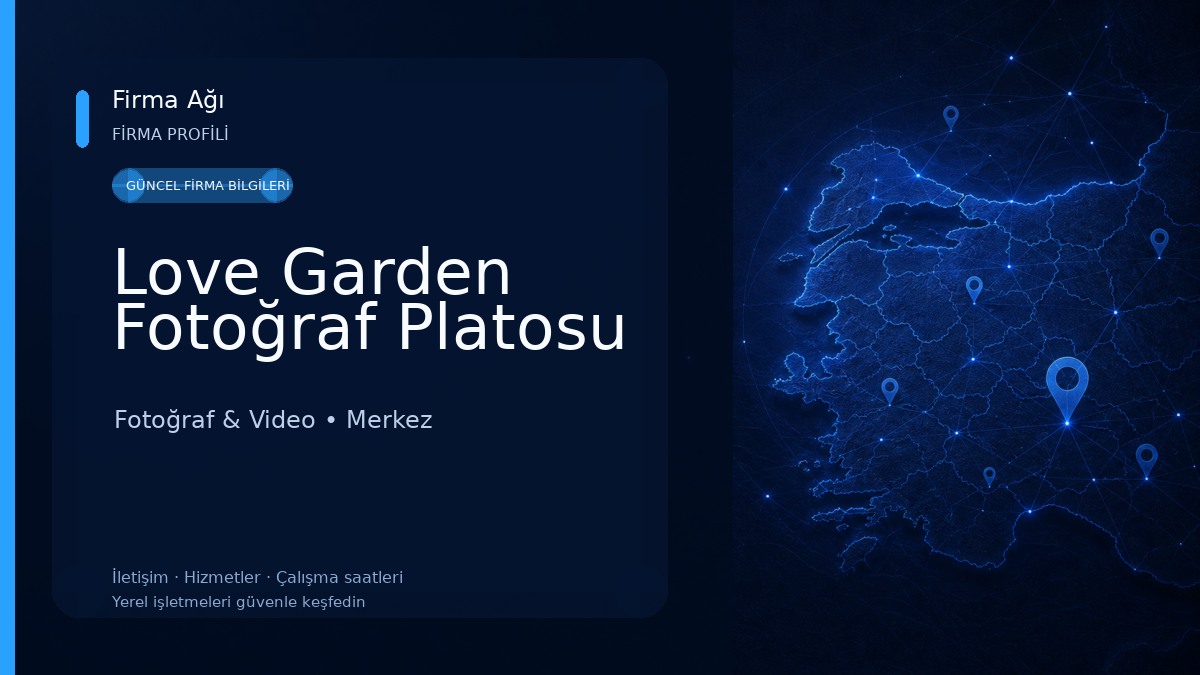 Love Garden Fotoğraf Platosu