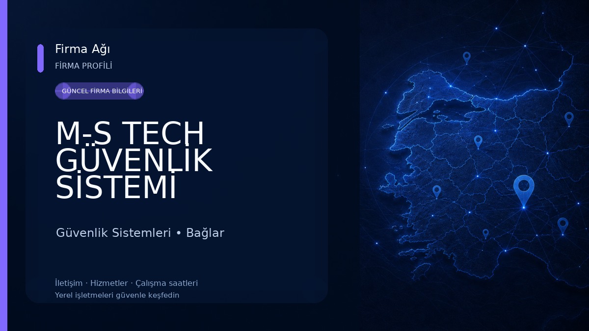 M-S TECH GÜVENLİK SİSTEMİ Güvenlik Sistemleri