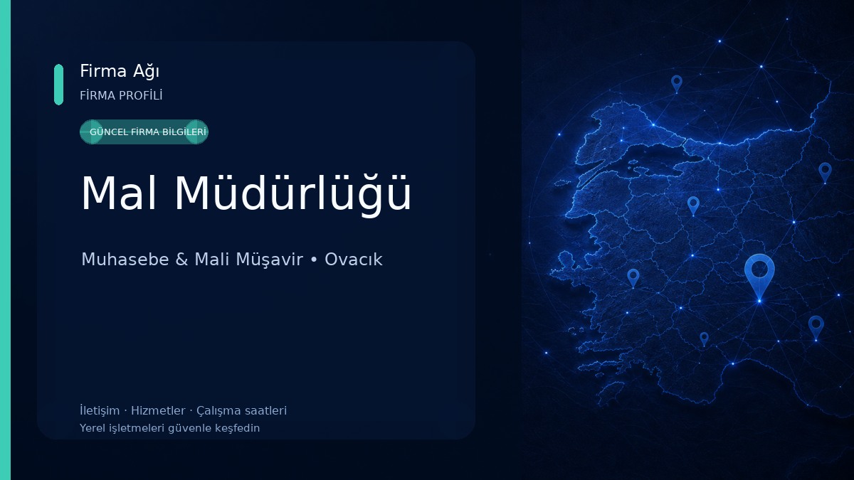 Mal Müdürlüğü Muhasebe & Mali Müşavir
