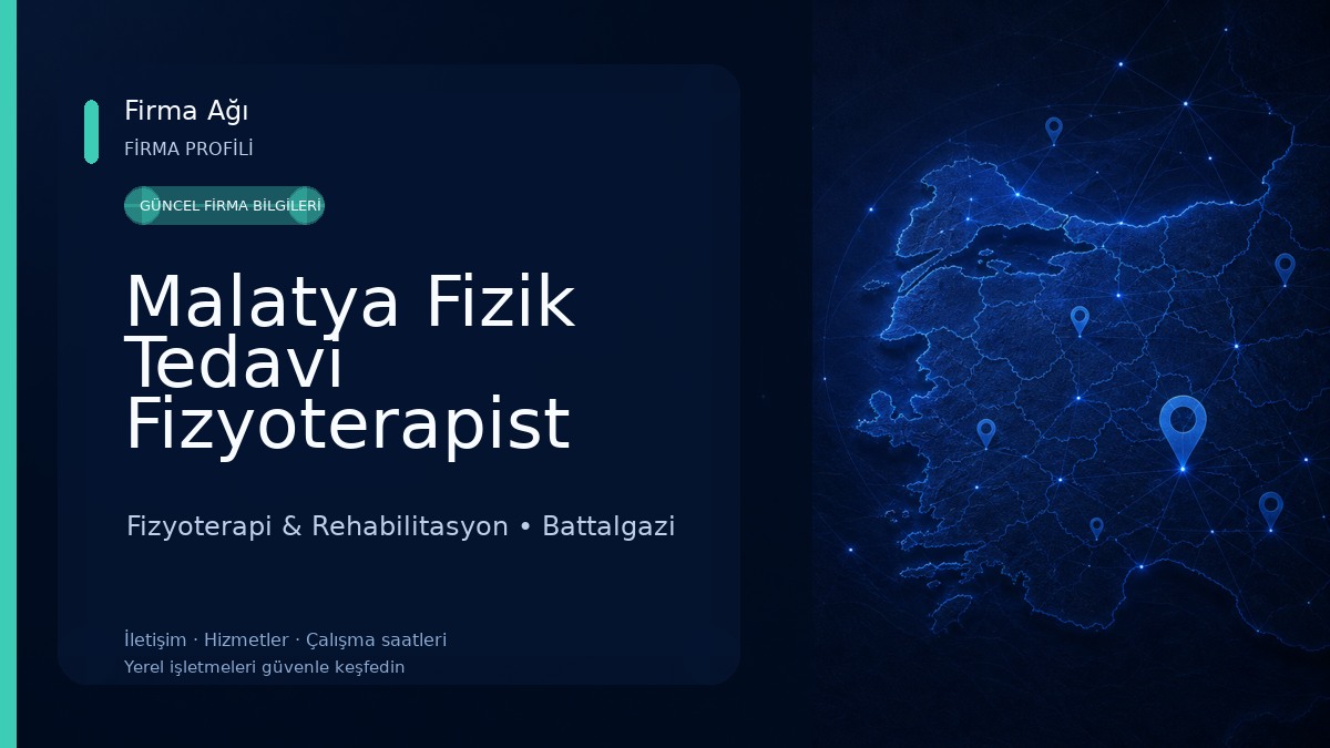 Malatya Fizik Tedavi Fizyoterapist Selman Dedeoğlu 