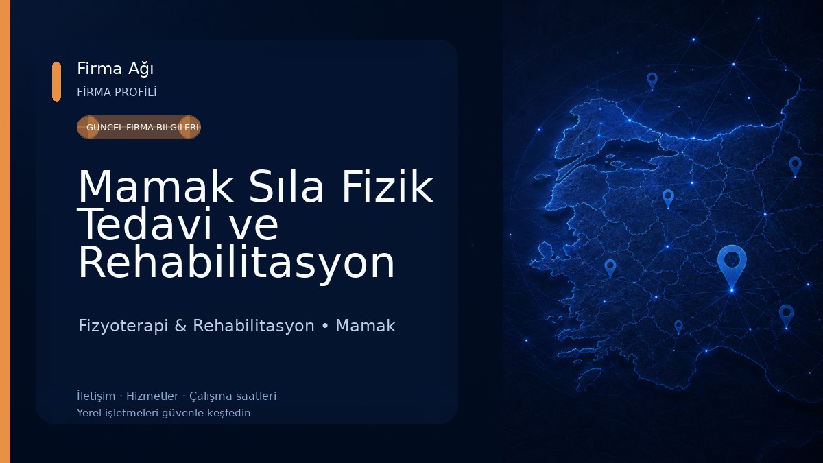 Mamak Sıla Fizik Tedavi ve Rehabilitasyon Tıp Merkezi Fizyoterapi & Rehabilitasyon